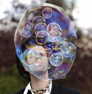 Самое большое количество пузырьков в пузыре