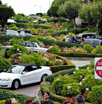 Самая извилистая улица в мире: Lombard Street
