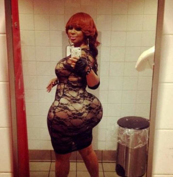 Самая большая силиконовая попа: Pebbelz Da Model