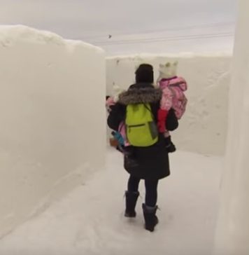 Самый большой снежный лабиринт (Канада, 2019 г.)