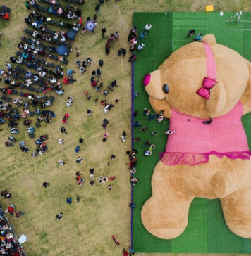 Самый большой плюшевый мишка